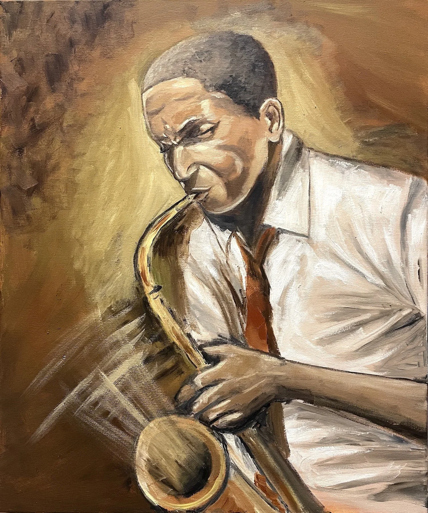 The Jazz Player — AISHA HAIDER ART